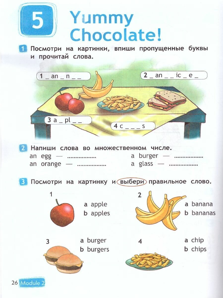 Английский язык. Рабочая тетрадь. 2 класс