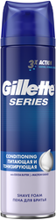 Пена для бритья Conditioning Series питающая и тонизирующая Gillette, 245 г, 250 мл