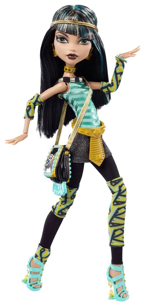 Кукла Монстр Хай Клео Де Нил W2 бейсик выпускной, Monster High Basic schools out Cleo De Nile