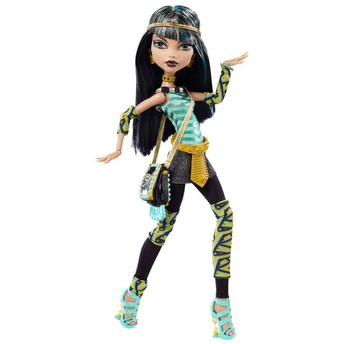Кукла Монстр Хай Клео Де Нил W2 бейсик выпускной, Monster High Basic schools out Cleo De Nile карнавальный костюм батик клео де нил детский