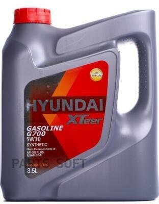 Масло моторное XTeer Gasoline G700 5W30 3,5л HYUNDAI-XTEER / арт. 1071135 - (1 шт)