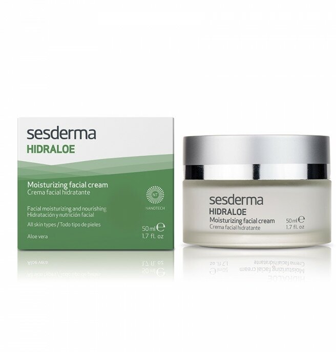 SesDerma Hidraloe Moisturizing Facial Cream Крем увлажняющий для лица с экстрактом Алоэ