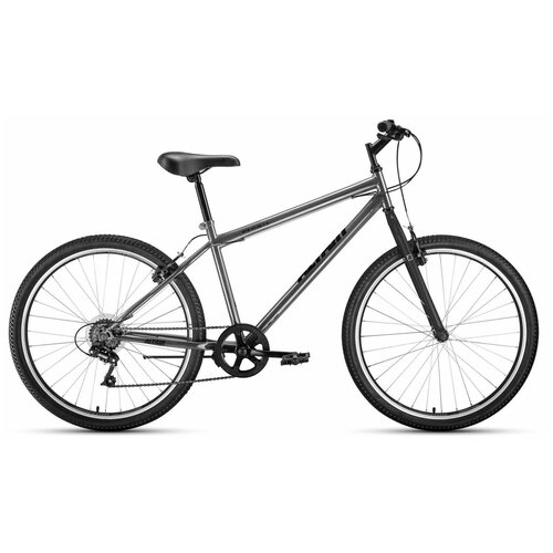 фото Велосипед altair mtb ht 26 1.0 (рост 17" 7ск.) 2020-2021, темно-серый/черный