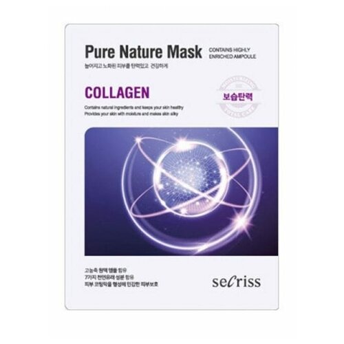 Тканевая маска для лица Anskin Secriss Pure Nature Mask Pack - Collagen