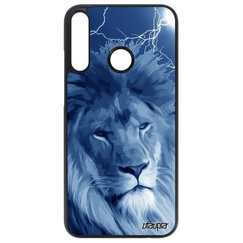 фото Чехол на телефон huawei p40 lite e, "лев" царь зверь utaupia