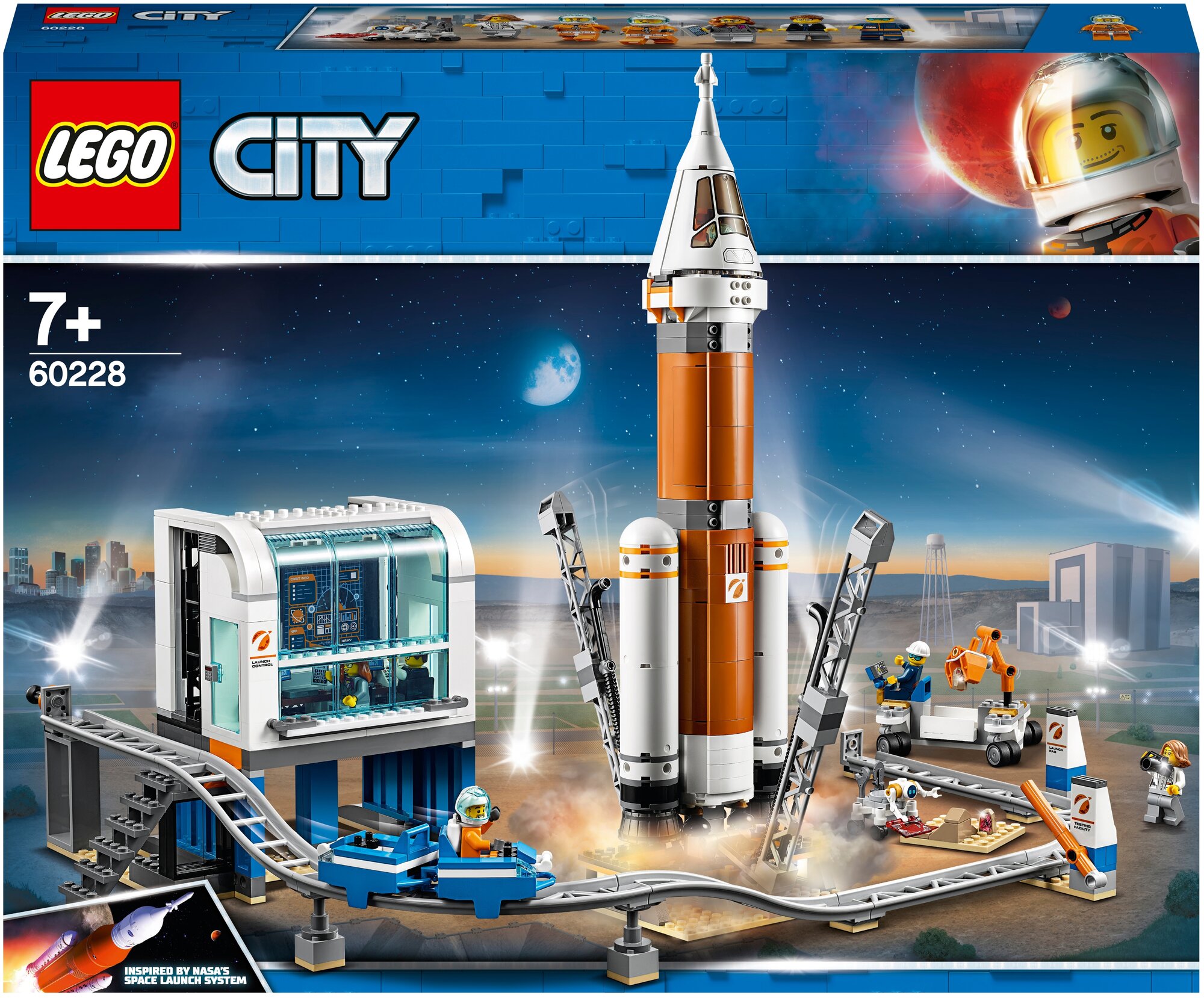 LEGO 60228 Deep Space Rocket and Launch Control - Ракета для запуска в далекий космос и пульт управления запуском