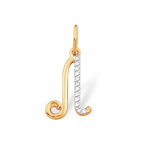 фото Кулоны the-jeweller подвеска из золота с фианитами