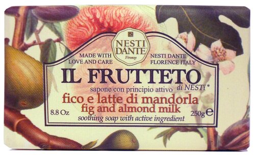 Nesti Dante Мыло кусковое Il Frutteto Fig and Almond milk, 250 г