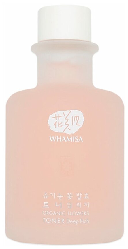 Whamisa Тонер на основе цветочных ферментов насыщенный Organic Flowers Toner Deep Rich, 300 мл