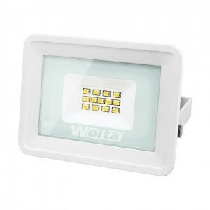 Прожектор светодиодный Wolta 10W (850Lm) SMD 5500K 6K IP65 115x27x112мм белый WFL-10W/06W