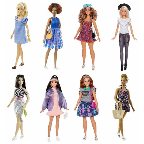 Barbie игрушка Mattel Barbie Кукла с модной одеждой FJF67