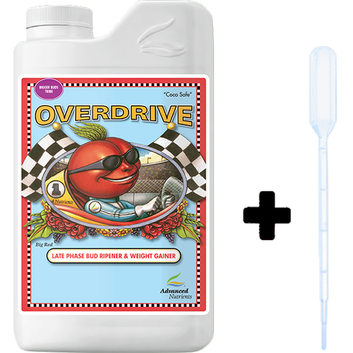 Advanced Nutrients Overdrive 1л + пипетка-дозатор, удобрение для растений, добавка для цветения