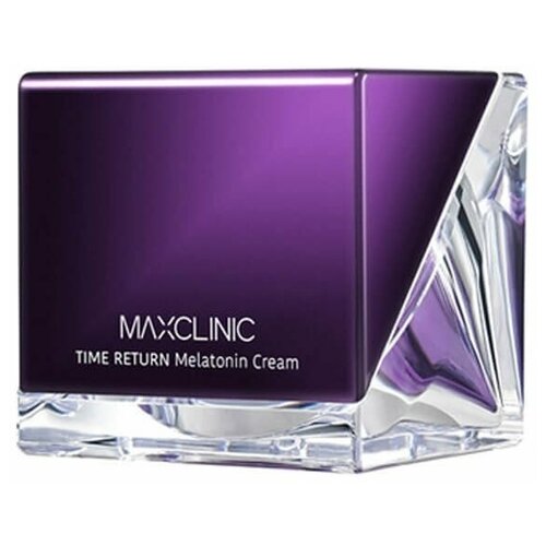 MAXCLINIC Time Return Melatonin Cream Антивозрастной восстанавливающий крем для лица с мелатонином, 55 мл