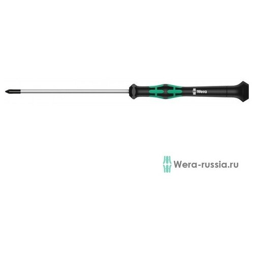 Отвёртка WERA (шт) 2050 PH PH 00/60 MM WE-118020 отвертка крестовая pozidriv wera kraftform plus 355 pz 0 x 60 мм 009305