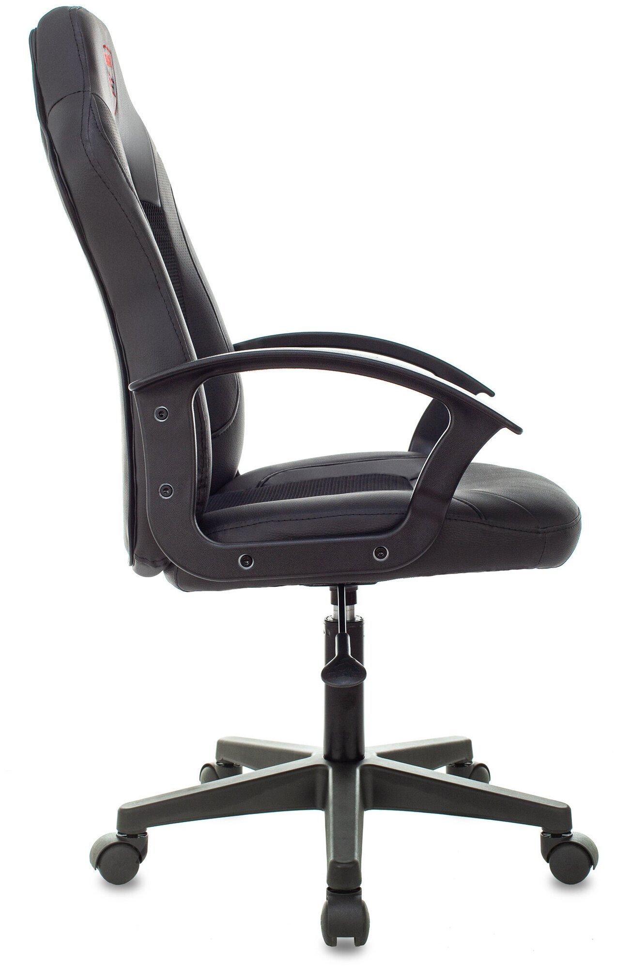 Кресло ZOMBIE игровое 11LT черный текстиль/эко.кожа на колес. пластик черный - фотография № 3