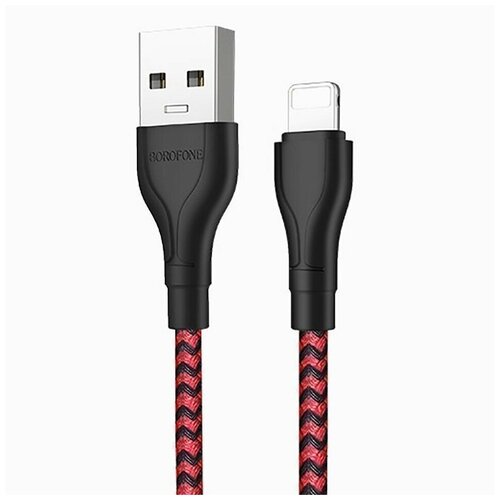 Кабель USB - Apple lightning Borofone BX39 Beneficial , Чёрный кабель usb type c borofone bx39 beneficial 1 0м цвет чёрный белый