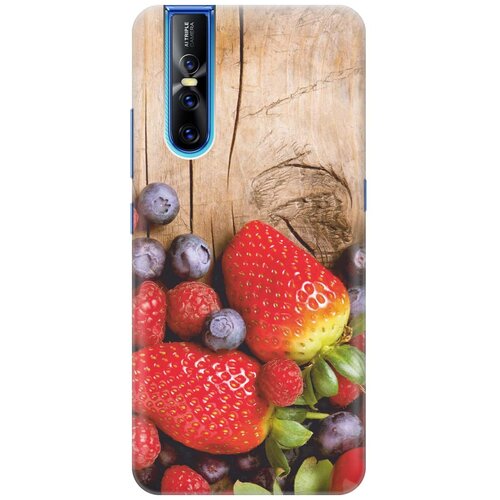 фото Cиликоновый чехол на vivo v15 pro / виво в15 про с принтом "дерево фруктов" gosso