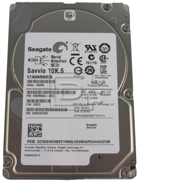 Жесткий диск Seagate ST900MM0026 900Gb SAS 2,5" HDD