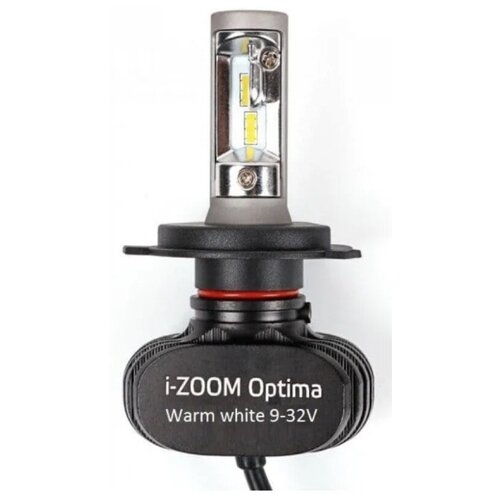Светодиодные лампы Optima LED i-ZOOM HB3 / 9005, Seoul-CSP, Warm White, 9-32V, комплект - 2 лампы
