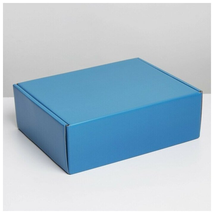 Коробка складная «Синяя», 2 штуки, 27 х 21 х 9 см