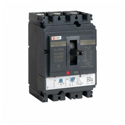 Автоматический выключатель EKF ВА-99C (COMPACT NS) 250/250А 3P 45КА PROXIMA MCCB99C-250-250