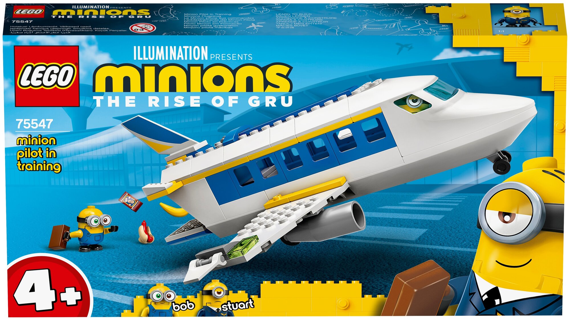 Конструктор LEGO Minions 75547 Миньоны: тренировочный полет, 119 дет.