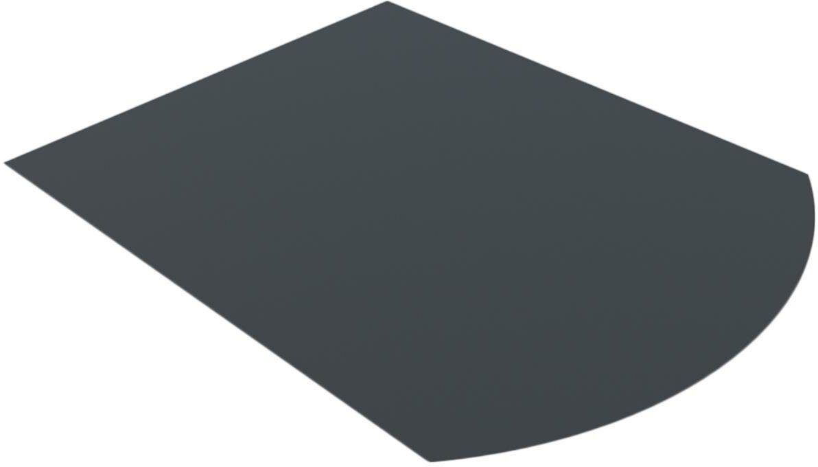 Лист напольный Везувий, 2мм, черный 1200x1000x2 R641