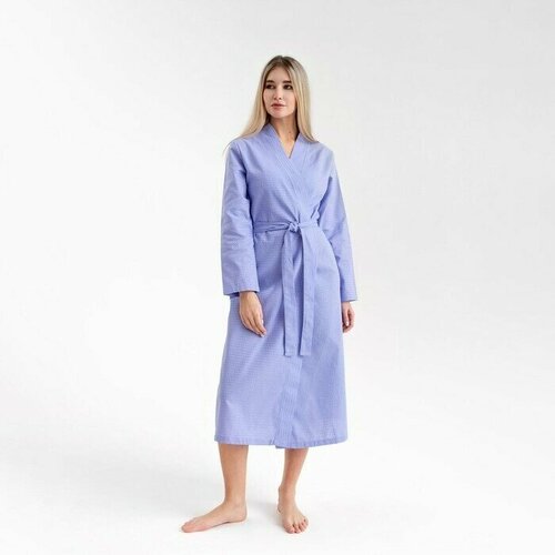 фото Халат экономь и я, размер 42, сиреневый