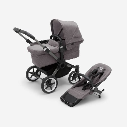 Детская коляска 2 в 1 Bugaboo Donkey5 Mono Graphite/Grey Melange/Grey Melange