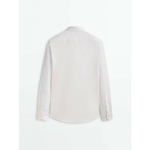 фото Рубашка из хлопкового поплина стандартного кроя massimo dutti