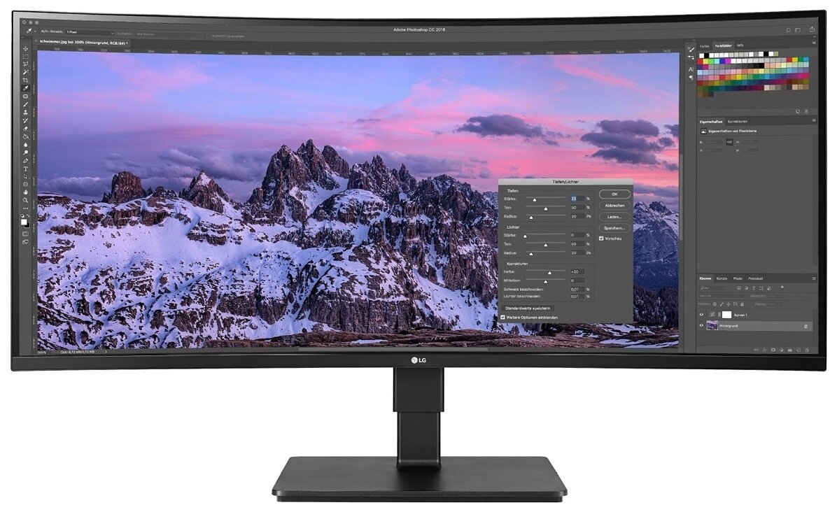 Монитор LG 35" UltraWide 35BN77C-B черный