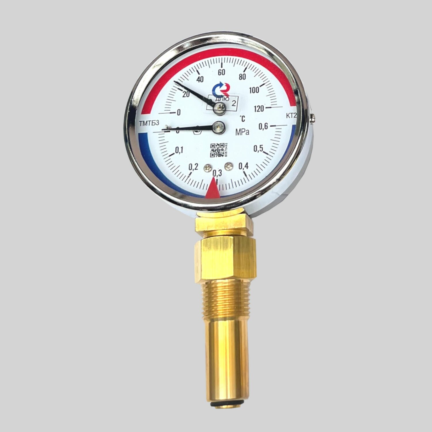 фото Термоманометр тмтб 31 Р 6кгс/см2, 0-120 град,