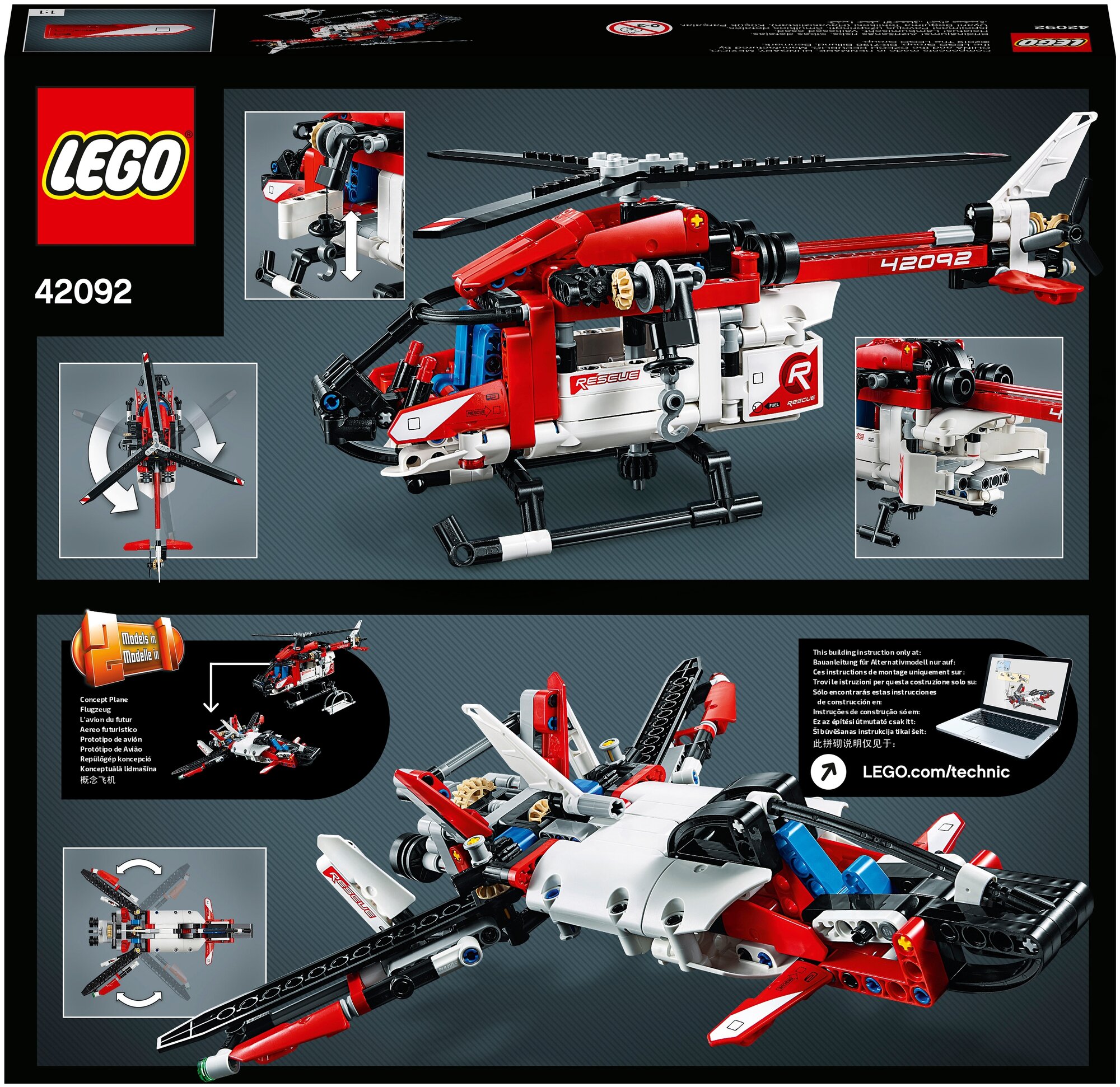 Lego Technic 42092 Rescue Helicopter Shop device