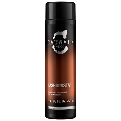 Catwalk by TIGI оттеночный кондиционер Fashionista Brunette for warm tones для теплых тонов брюнеток, 250 мл catwalk by tigi кондиционер oatmeal