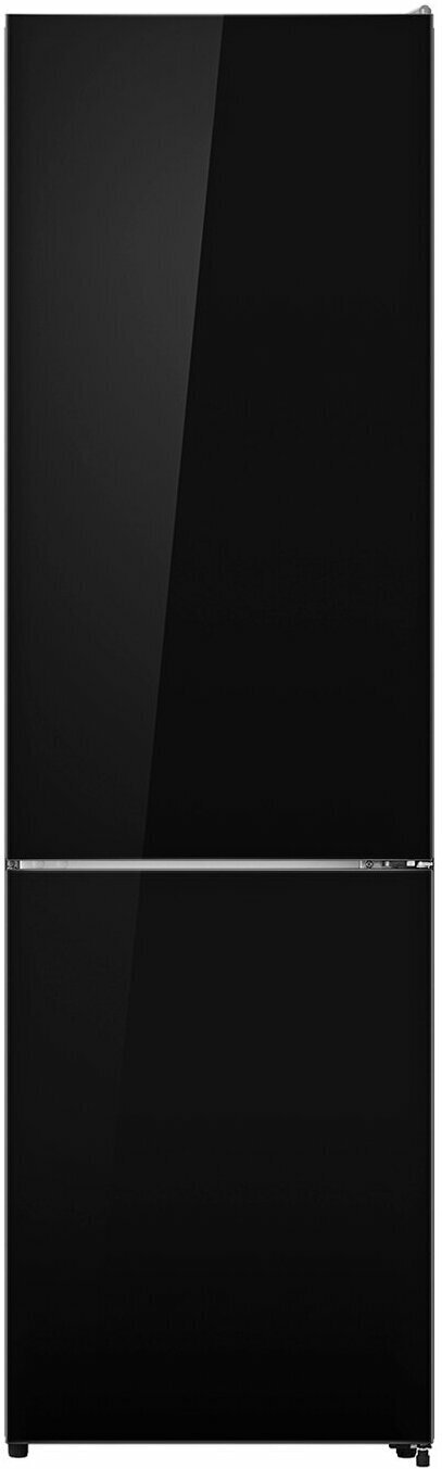 Холодильник LEX RFS 204 NF BL, двухкамерный, черный - фото №6