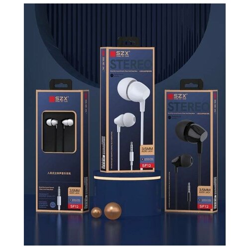 Проводные наушники с микрофоном LIDER STEREO SZXГлубокий басHi-Fi STEREOКоннектор mini JACK 35ммБелый 75000₽