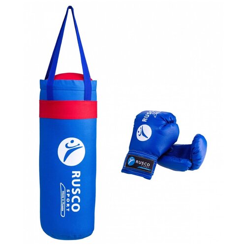 Набор для бокса RUSCO SPORT Набор для бокса RUSCO SPORT 4oz, 1.32 кг, синий набор для бокса детский 4oz