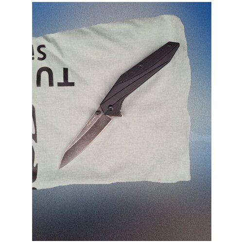 фото Складной нож tuotown tpk-g1, черный клин. aus-8, черные накладки рукояти g10, ассист (полуавтомат)