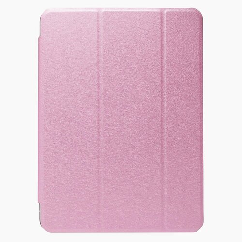 Чехол для Apple iPad Pro 12.9 (2020) пластик прозрачный + смарт панель <розовый>