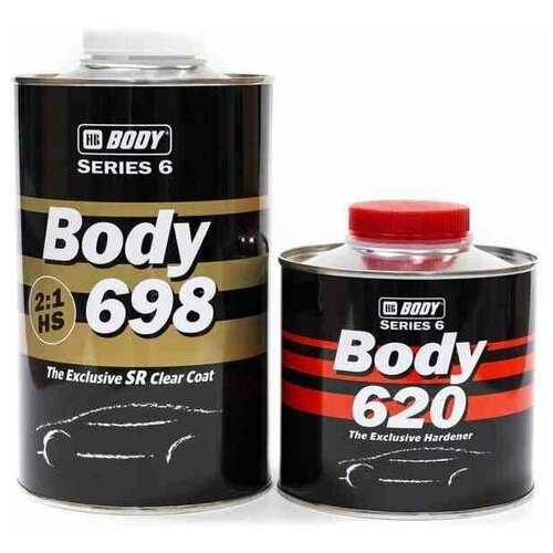 Лак 698 HS PROLINE c отвердителем 620 (комплект) HB BODY, уп. 1+0,5 л