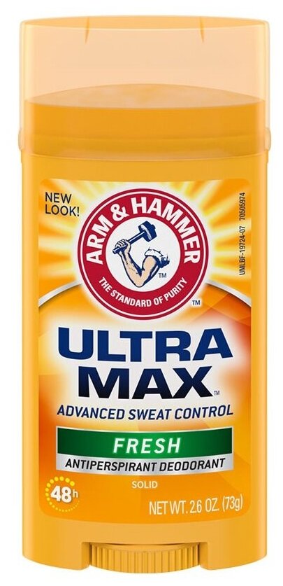 Arm&Hammer Дезодорант-антиперспирант стик Ultramax Fresh, 73 мл, 73 г