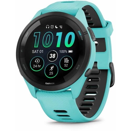 Умные часы Garmin FORERUNNER 265 Аква ( 010-02810-02 )