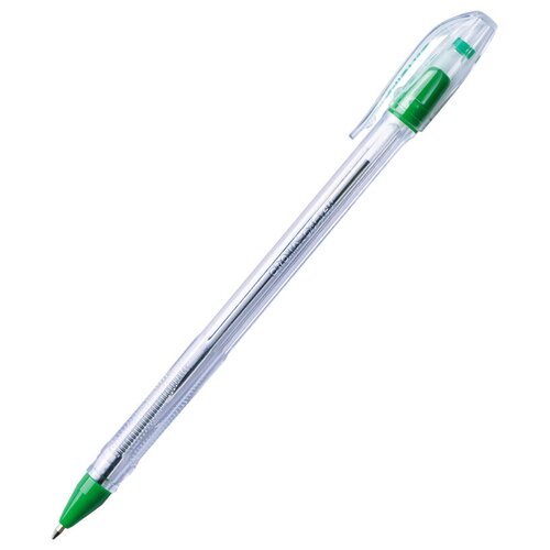 Ручка шариковая Crown Oil Jell (0.5мм, зеленый цвет чернил, масляная основа) 12шт. (OJ-500B)
