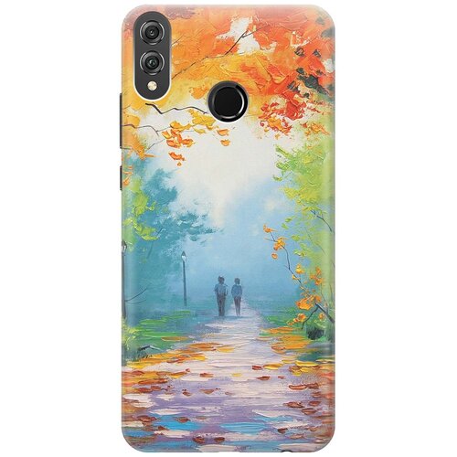 фото Re:paчехол - накладка artcolor для honor 8x с принтом "яркая осень"