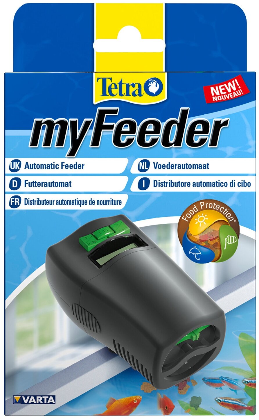 Автоматическая кормушка Tetra myFeeder для аквариумов, с дисплеем - фотография № 7