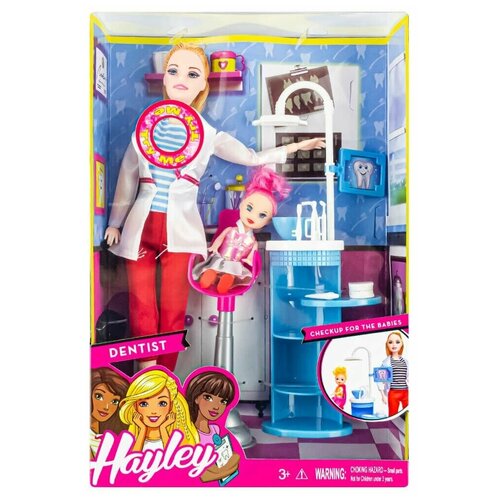 Игровой набор с шарнирной куклой Hayley Кабинет стоматолога