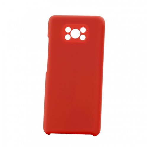 фото Чехол на xiaomi poco x3 derbi slim silicone-2 красный