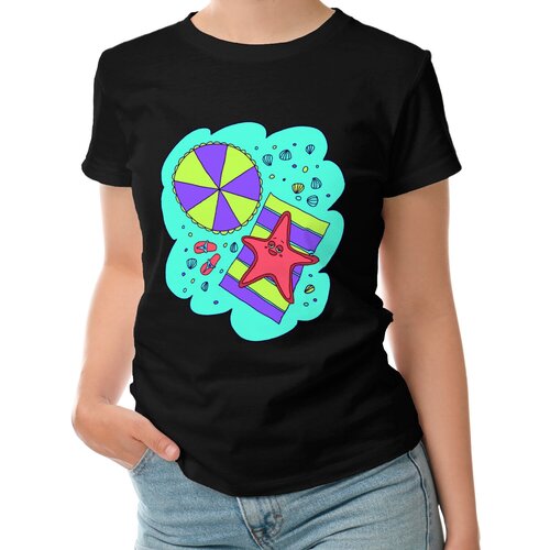 фото Футболка roly, размер s, черный