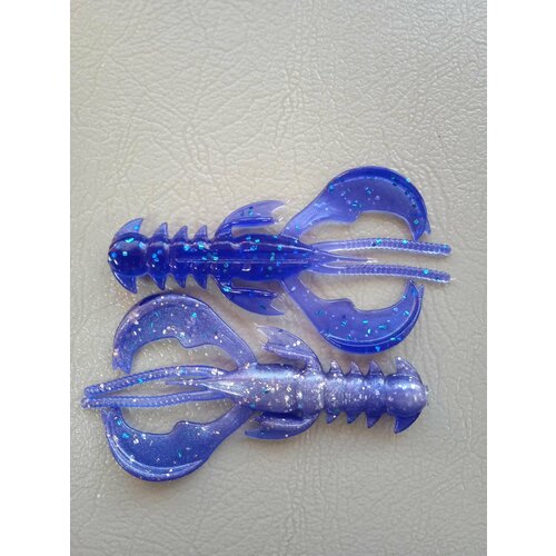 Силиконовая приманка Рак (Yabby) 80 мм, Фиолетово-серый (Violet Natural) 5 шт. уп.