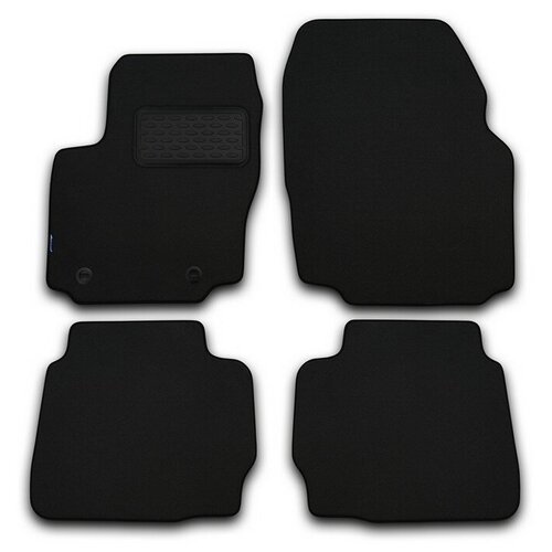 фото Коврики в салон suzuki grand vitara 3d 2005->, 5 шт. (текстиль, черные) autofamily